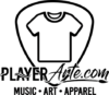 logo playerarte 2026 all black