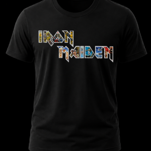 iron maiden logo cover art