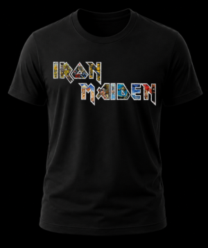 iron maiden logo cover art